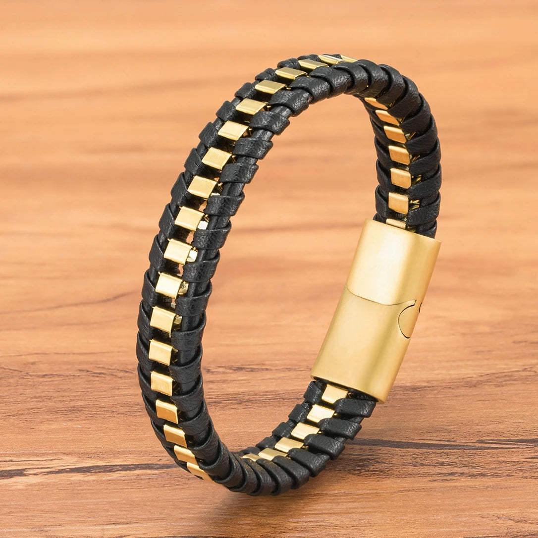 Bracelete Masculino Look - Dourado