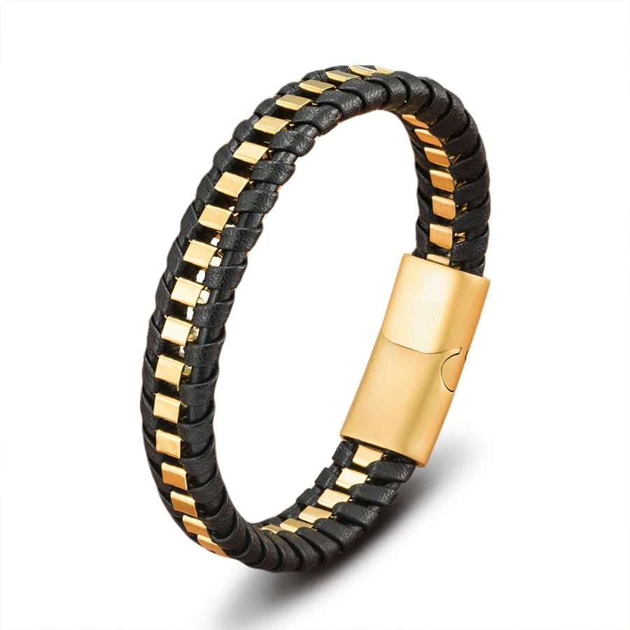 Bracelete Masculino Look - Dourado