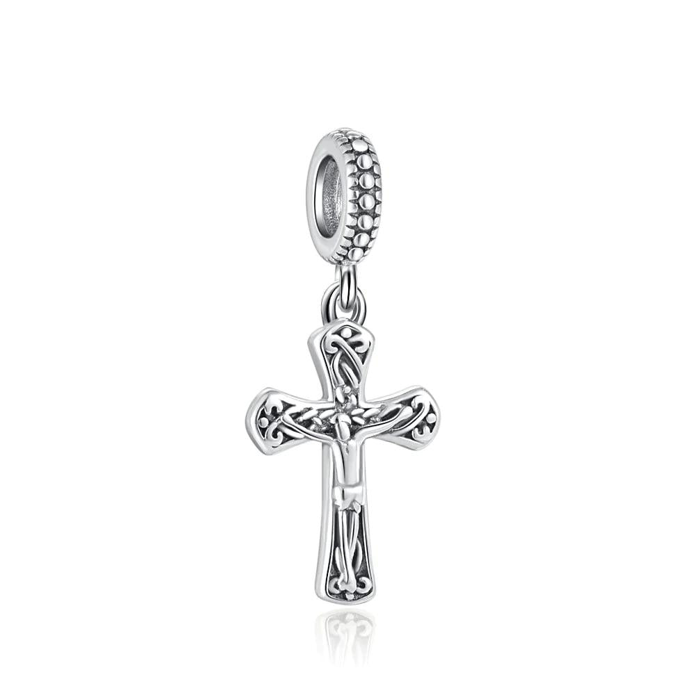 Berloque Crucifixo Jesus Cristo - Prata 925 - Agma Brasil